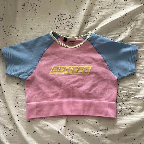 BO+TEE Pastel Workout Top - Picture 1 of 4
